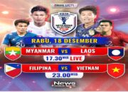 Live di iNews Piala AFF 2024, Myanmar vs Laos