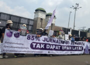 Gelar Hari Buruh 2025 di DPR, AJI Tuntut Peningkatan Kesejahteraan Pekerja Media